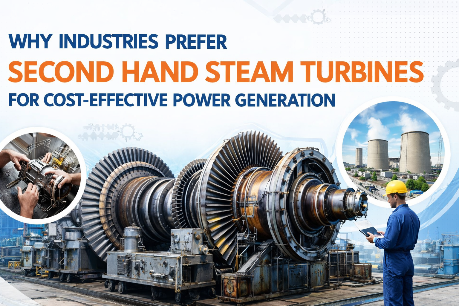 Why Industries Prefer Second Hand Steam Turbines for Cost-Effective Power Generation